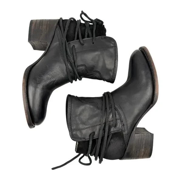 Freebird by Steven Black Heeled Boots - Picture 3 of 9